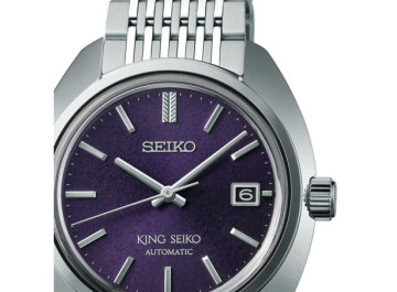 King Seiko esfera lila Cal....