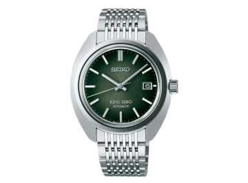 King Seiko esfera verde...