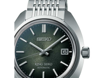 King Seiko esfera verde...