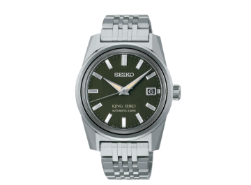 King Seiko esf. Verde Cal.6R55