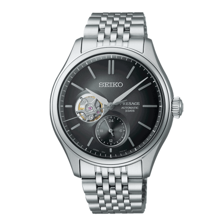 Presage Classic Series Skeleton Gris